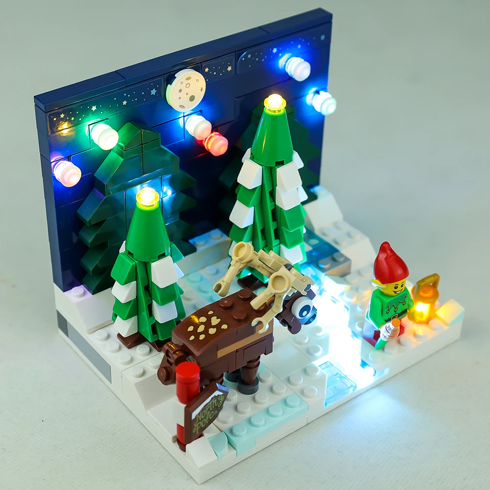 EASYLITE-Kit d'éclairage LED pour blocs de construction, jouets en briques, ensemble d'éclairage de lampe uniquement, aucun modèle, cadeau de Noël, 40484