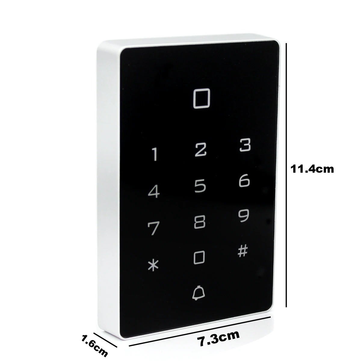 Imagem -02 - Rfid Backlight Cartão de Toque Teclado de Controle de Acesso Leitor de Cartão em Wiegand 26 Entrada e Saída Alarme Anti-desmontagem 125khz