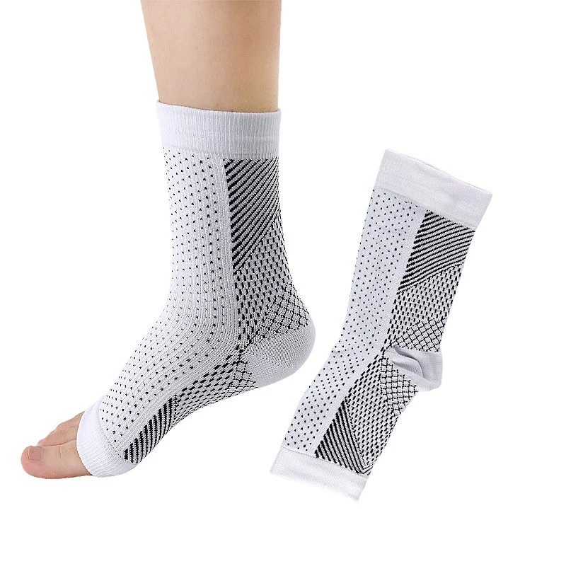 1 Pair Ankle Brace Sock Compression Socks Ankle Support Pain Relief Socks Foot Anti-Fatigue Compression Sport Running Yoga Socks