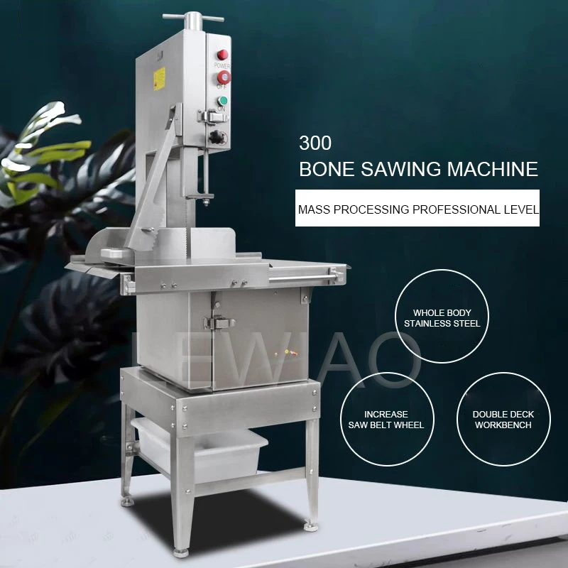 Manufacture Electric Meat Cutting Machine Bone Saw Fish Cutter Machine Bone And Meat Cutting Machine