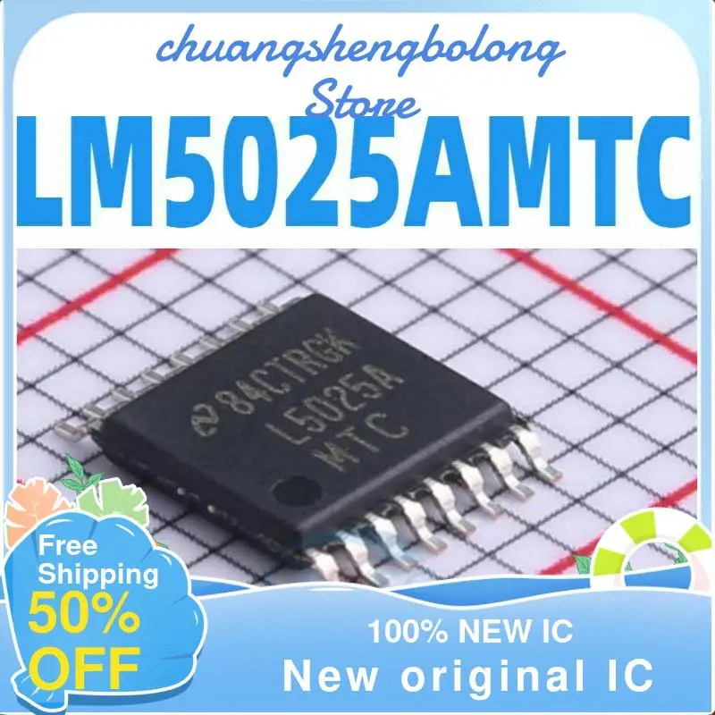 

5 шт. LM5025AMTC L5025AMTC LM5025 TSSOP16 новый оригинальный IC