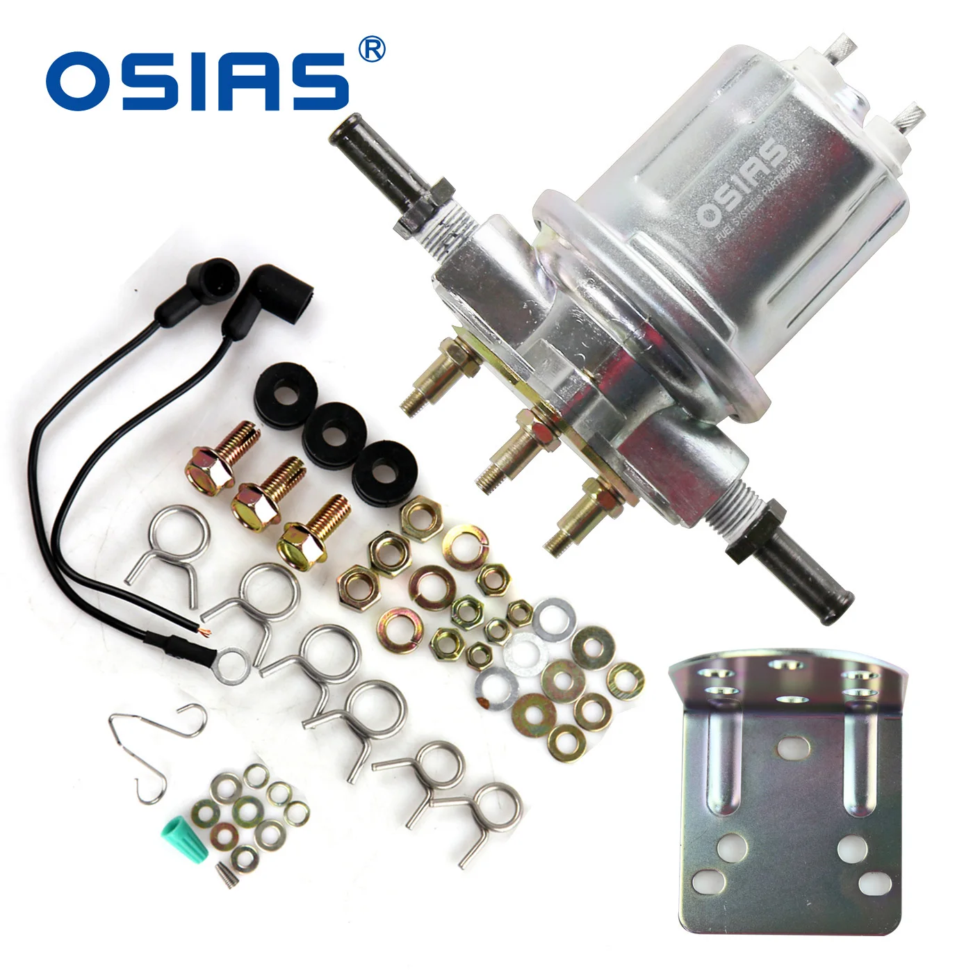 

OSIAS Electric Fuel Pump Pump with 1/4" NPT Inlet and Outlet FD0002 E8470 FOR Chevrolet 1973-1977