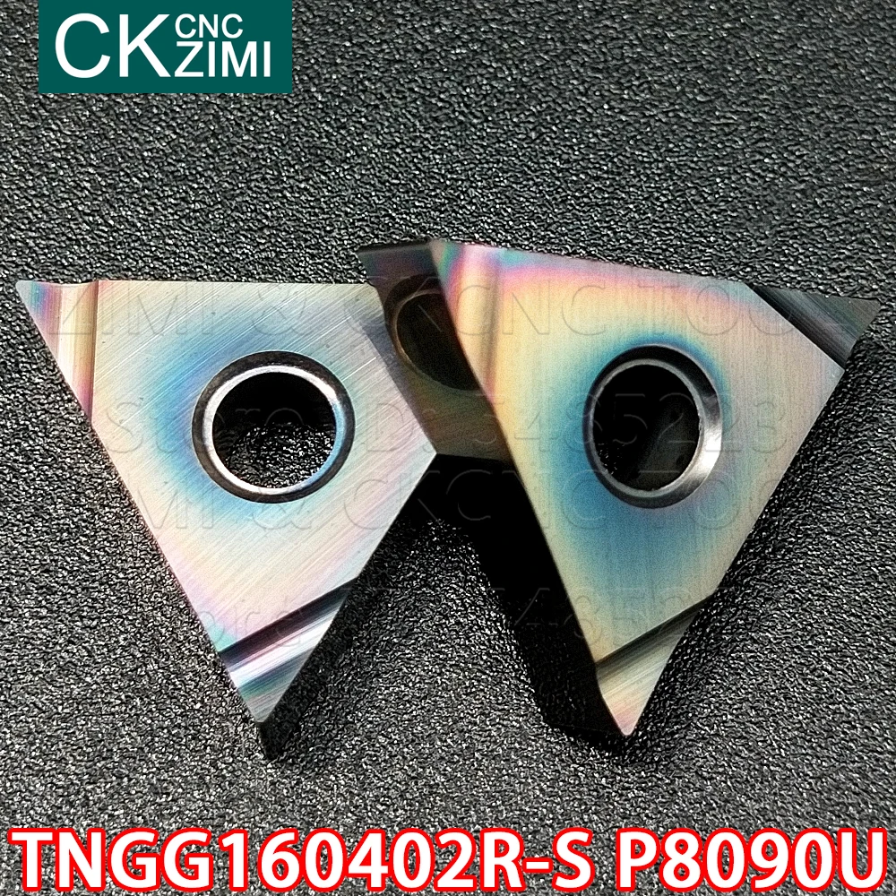 TNGG160402R-S P8090U  TNGG 160402R S P8090U Carbide Inserts slotting Inserts CNC Turning Cutting Tools for Steel stainless steel