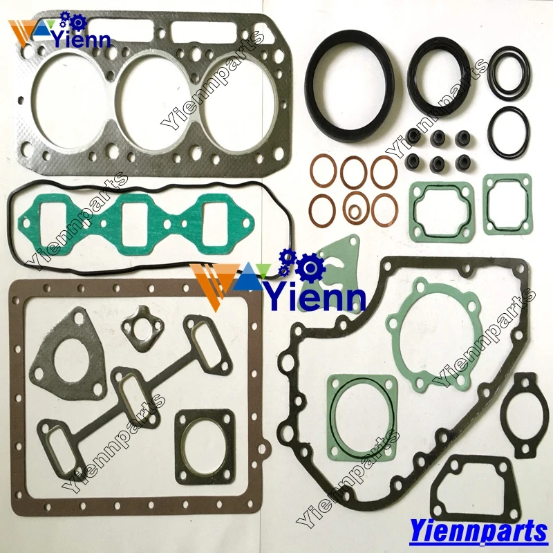 3D84-1 Full ปะเก็นชุดหรือหัวปะเก็นสำหรับ Komatsu ดีเซลชิ้นส่วนเครื่องยนต์ Excavator PC20-2 PC10UU-3 PC09-1 PC10MR-1-B PC12R-8