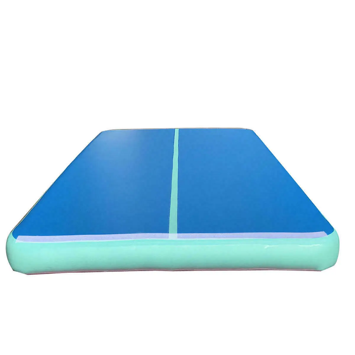 HIBADOU 20 cm di Spessore PVC 1 m, 2 m, 3 m Pista Gonfiabile per Uso Domestico, Tappetini Ginnastica Tumbling Aria, Tappetini Quadrati, Spedizione