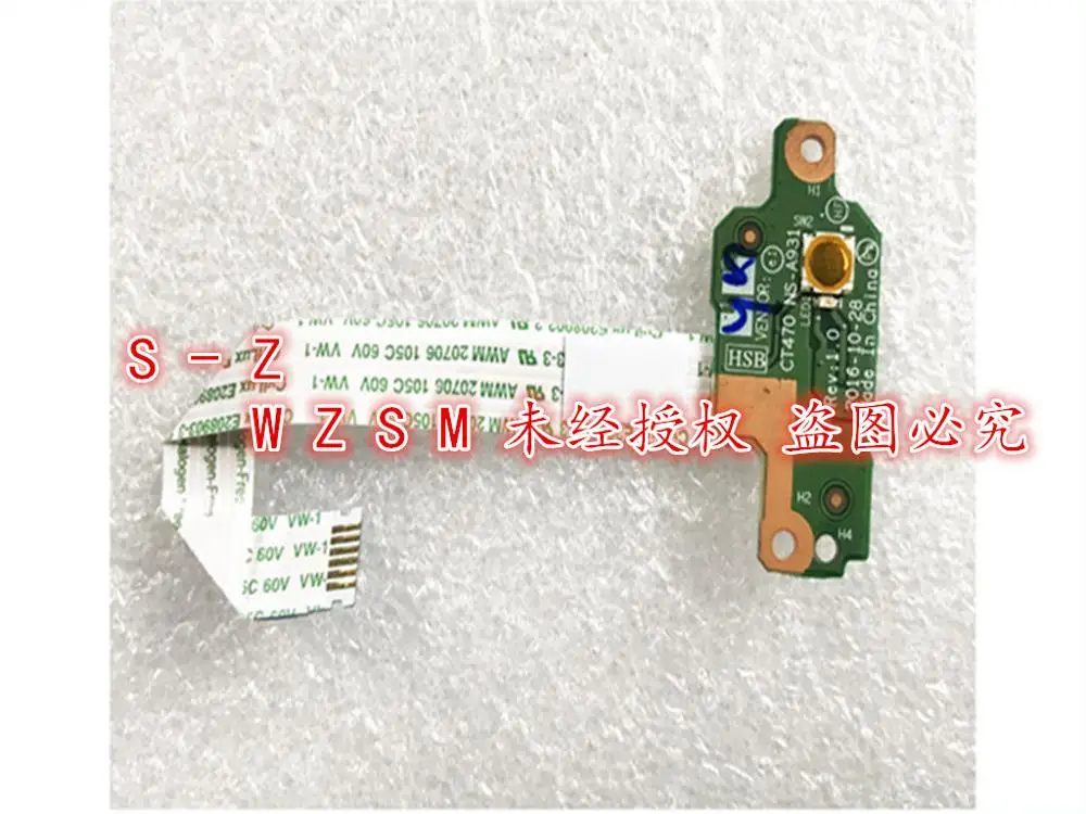 1PCS-3PCS New Original Power Button Switch Board Subcard for Lenovo Thinkpad T480 A485 T470 A475 with Cable 00UR510