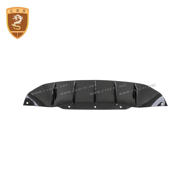 High Quality Real Carbon Fiber Car Rear lip Car Styling For Maserati GT GTS GC Rear bumper rear diffuser Car Body Kit