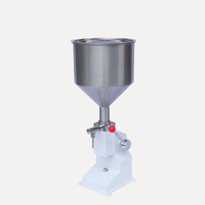 Food filling machine Manual hand pressure stainless paste dispensing liquid packaging equipment sold cream machine 1 ~ 50ml