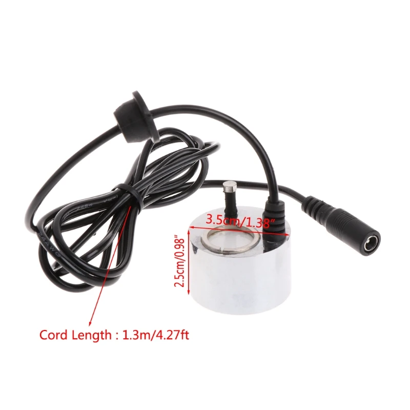 LED Bunte Licht Ultraschall Nebel-hersteller Fogger Wasser Brunnen Teich Dekoration A0NC