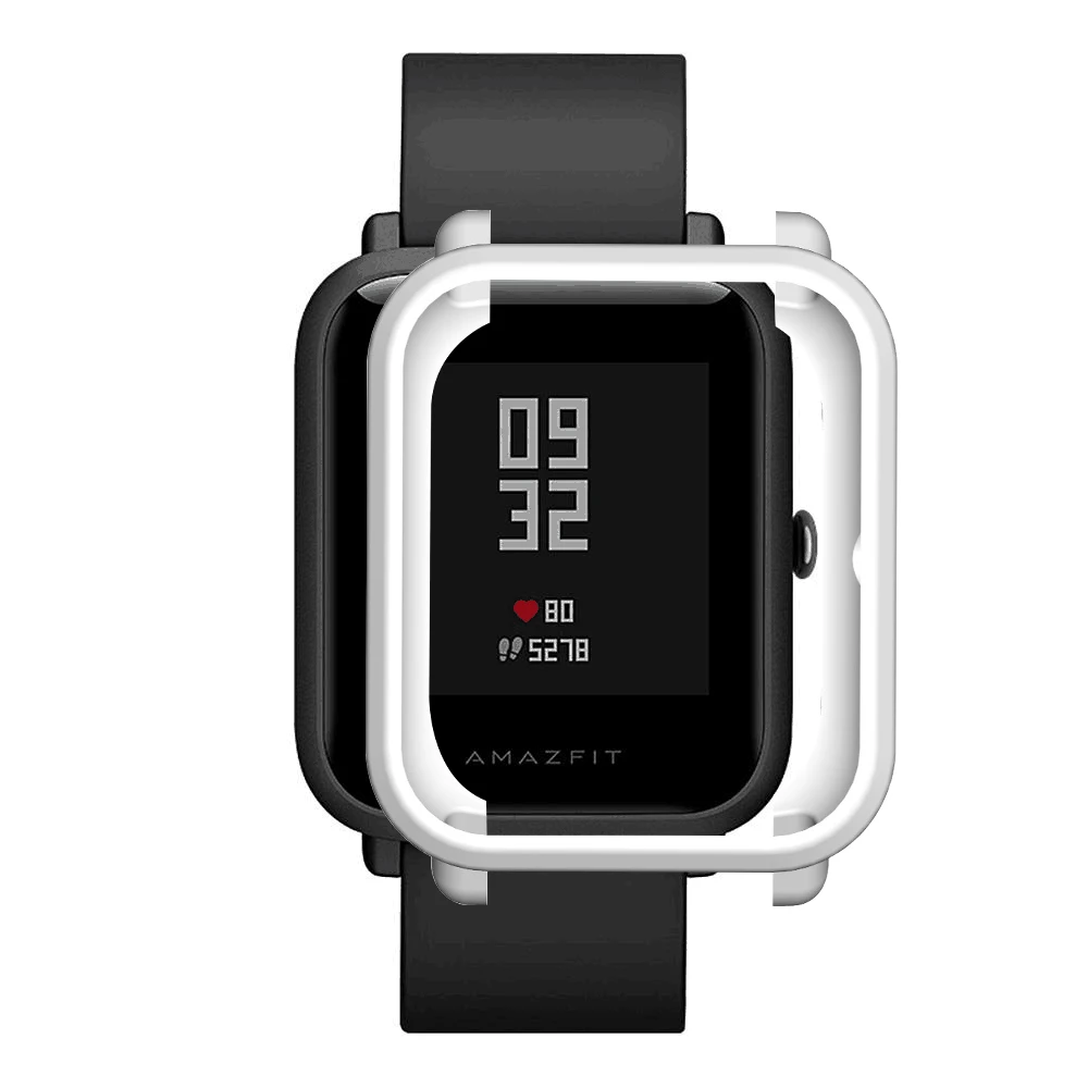 Soft Protection Case for Huami Amazfit Bip Lite 1S U Watch Case PC Cover Screen Protector Shell