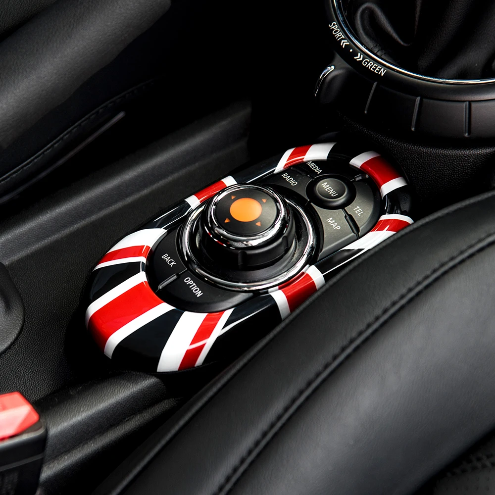 Car Central Console Buttons Gear Panel Cover Sticker For BMW MINI Cooper F55 F56 F57 2024 2023 2022 Car Accessories Modification