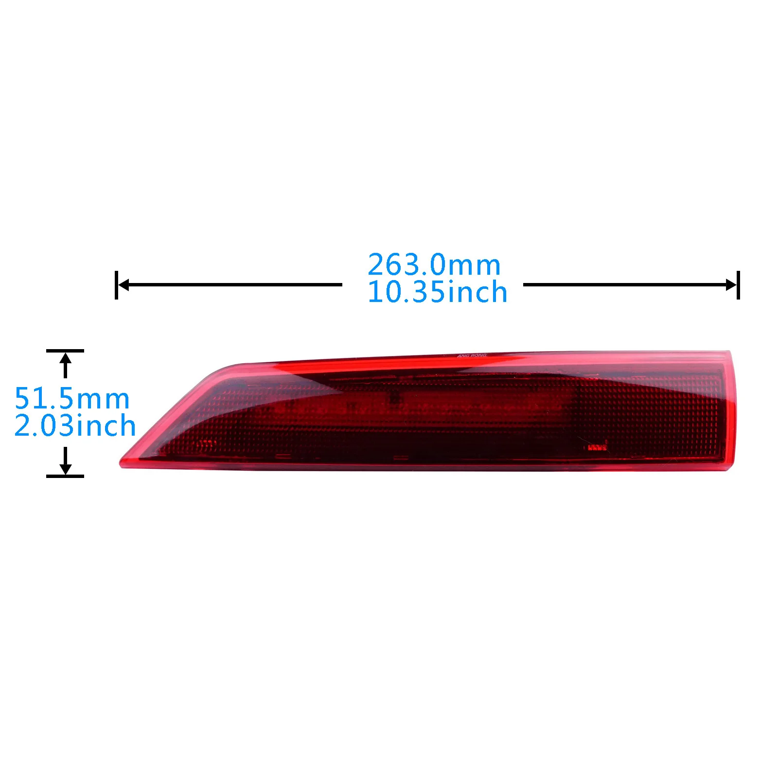 High Level 3rd Rear LED Brake Light Red For 2012+ Ford Transit Tourneo Barn Door