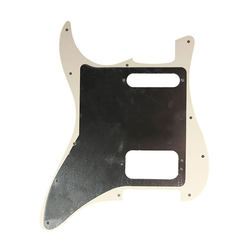 Pleroo Custom Guitar Parts - For 72\'11 Screw Hole Standard St Deluxe Humbucker Hs Guitar Pickguard Scratch Plate No Switch Hole