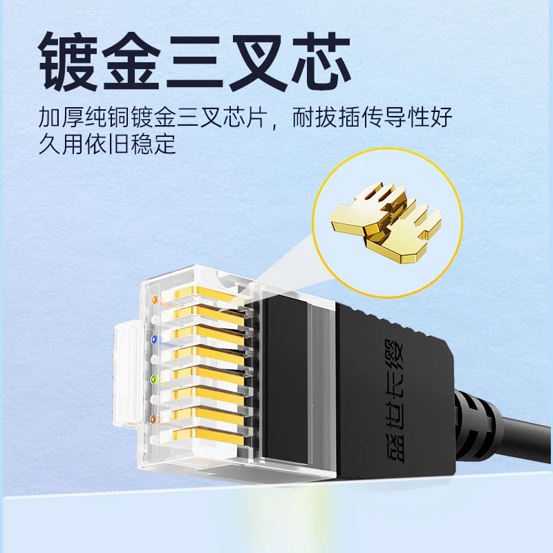 Cat 6 Ethernet cable 1000M Ultrafine Cat 6 UTP Ethernet Patch Cable  RJ45 Computer XBox Networking LAN Cords