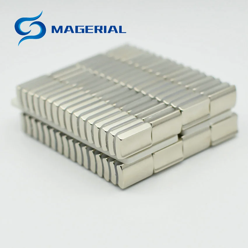 8pcs Grade N45H NdFeB Magnet Arc OD36xID28x45deg.x20 mm Motor magnet for generators wind turbine Neodymium Permanent Magnet