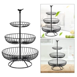 3 Tier Fruit Basket Vegetable Container Bowl Rack Stand Kitchen Storage Unit