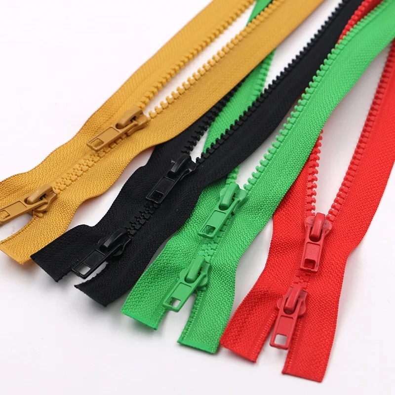 Double Ends Zippers 5# Resin Zipper Meete Open End 50/60/70/80/120/150/200cm For DIY sleeping bags Sofa Garments Craft sewing