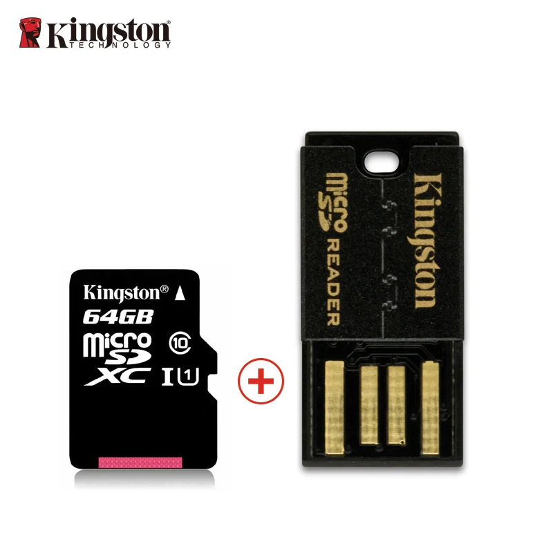 Imagem -04 - Kingston-cartão de Memória 8gb 16gb 32gb 128gb 64gb Cartão Micro sd Classe 10 Adaptador Leitor de Cartões