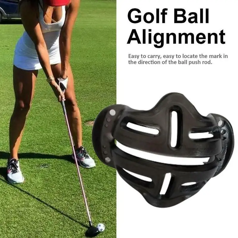 

New Golf Ball Alignment Line Marker Marks Template Draw Template Linear Putt Positioning Ball Mark Alignment Putting Clip Tools