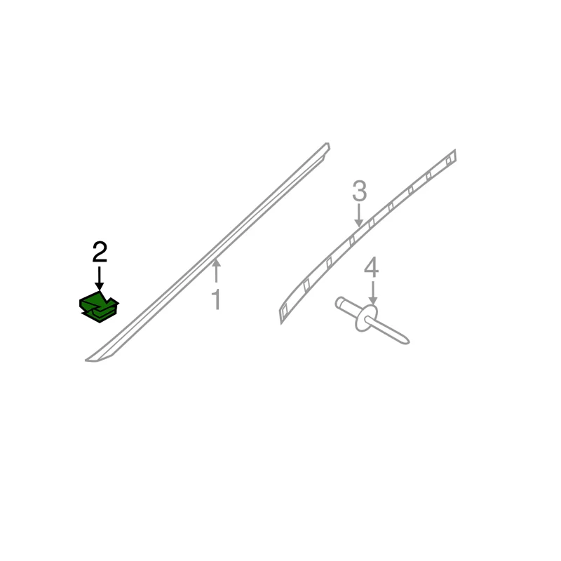 7P6-853-910-A 7P6853910A 7P6 853 910 A 7P6 853 910A FOR Molding Clip Split water clip