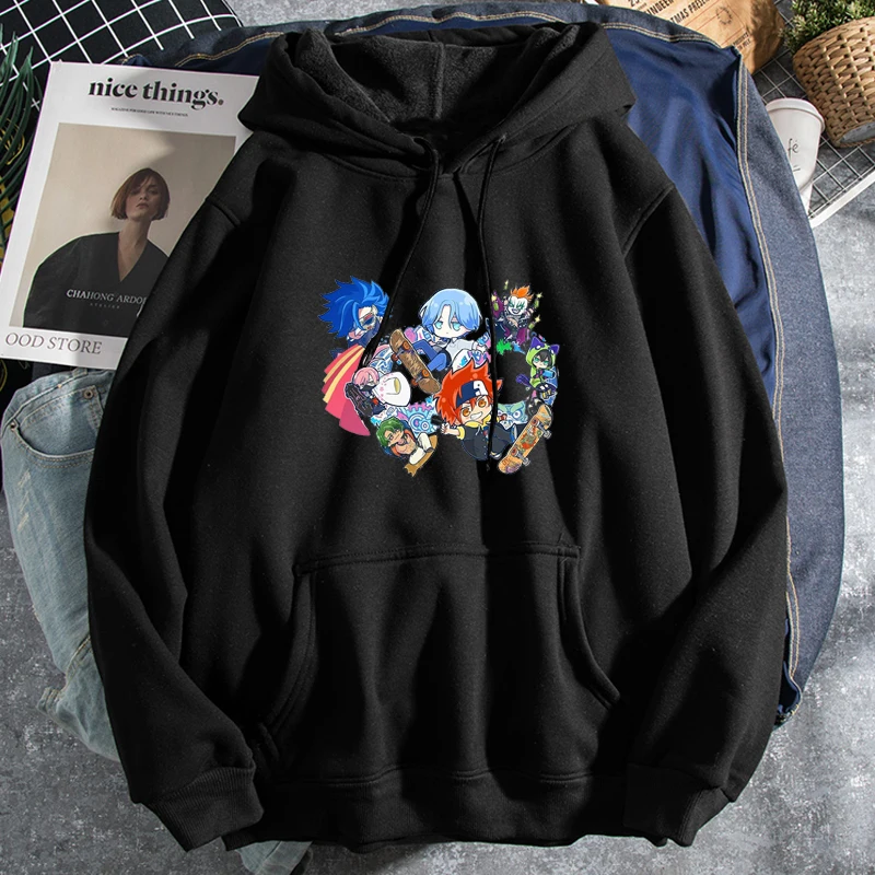 Fashion Japanese Anime Hoodie SK8 The Infinity Langa Hoodies Men Streetwear Pullovers Hoodies Harajuku Infinity Skate Hoody