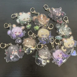 Game Danganronpa Character Model Figure Kirigiri Kyouko Nagito Komaeda Togami Byakuya Acrylic Keychain Bag Pendant Fans Gifts