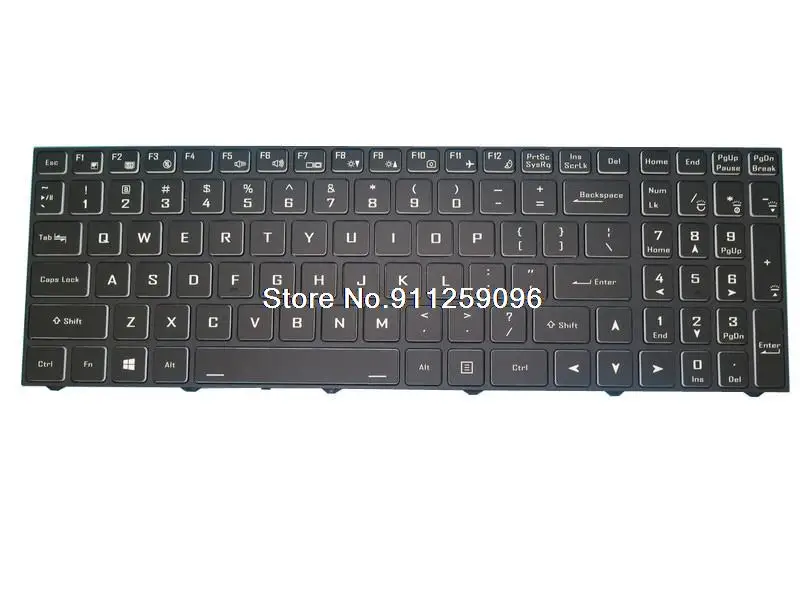 

Laptop Keyboard For GGS-Data Style-Note NJ51CU English US With Frame Black New