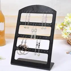 24/48 Holes Earrings Display Stand Holder Jewelry Show Rack Acrylic Organizer Space Saving Durable Earrings Holder Jewelry Stand