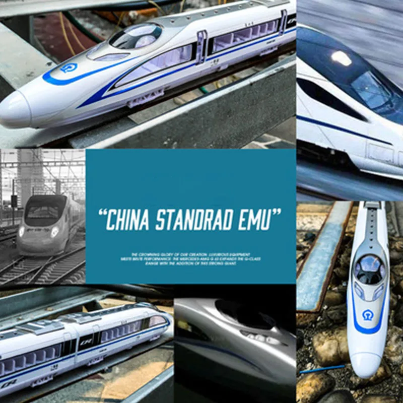 New Simulation Alloy Metal High Speed Rail Diecast Train Toy Model Educational Toys Boys Children Collection Gift