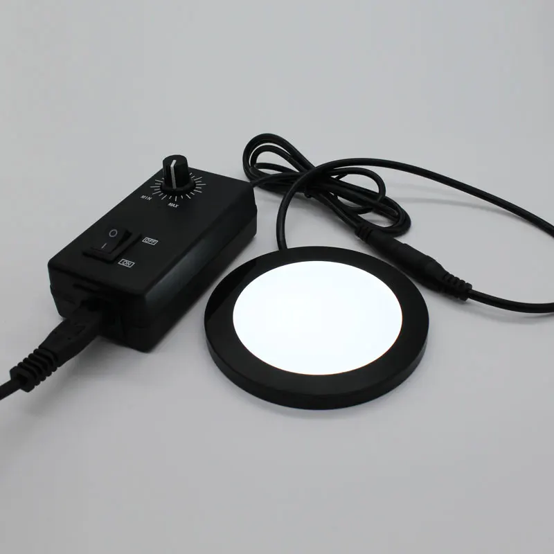 

Adjustable Brightness LED Ring Bottom Light Source Eliminate Shadow Reflective for Binocular trinocular Stereo Microscope