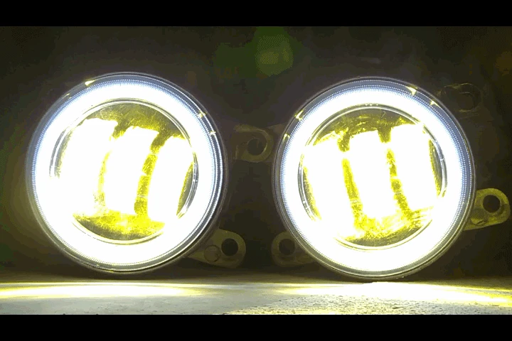 Led Fog Lamp Car Driving Light Angel Eye Aperture DRL PTF 15Wx2 12V for Lexus IS XE30 Is250 Is300h Is350 Is200t 2014 2015 2016 detail image 1