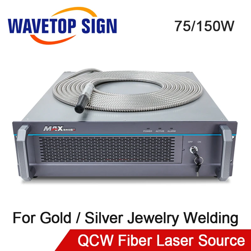 Ювелирный волоконный лазерный сварочный модуль MAX QCW CW источник волоконного лазера MFQS-75W 150 Вт использование для лазерного сварочного аппарата
