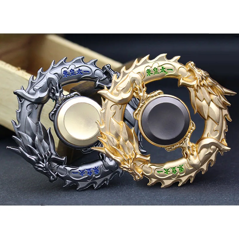 Drachen Metall Fidget Spinner Zink Legierung Kreisel Dreh EDC Hand Spinner Für Autismus Und ADHS Fokus Stress Fingertip