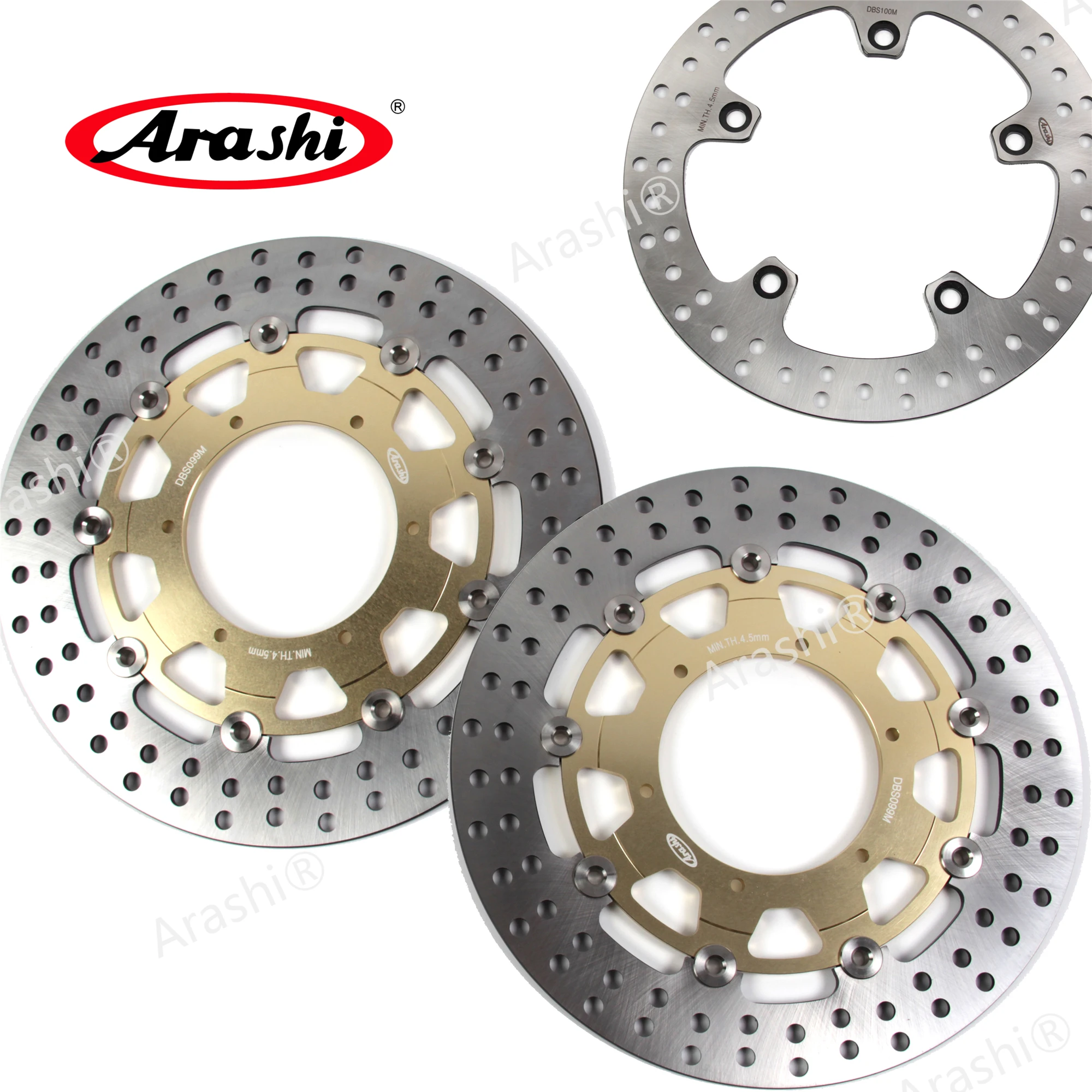 ARASHI F700GS / F800GS Front Rear Brake Rotors Disc Fit BMW GS700 F 700 GS 2013 2014 2015 / GS800 F 800 GS 2009 2010 2012 - 2015