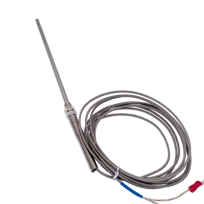 150mm probe type thermocouple K type thermocouple sensor stainless steel thermocouple 1m 2m 3m 4m 5m cable  0-400℃