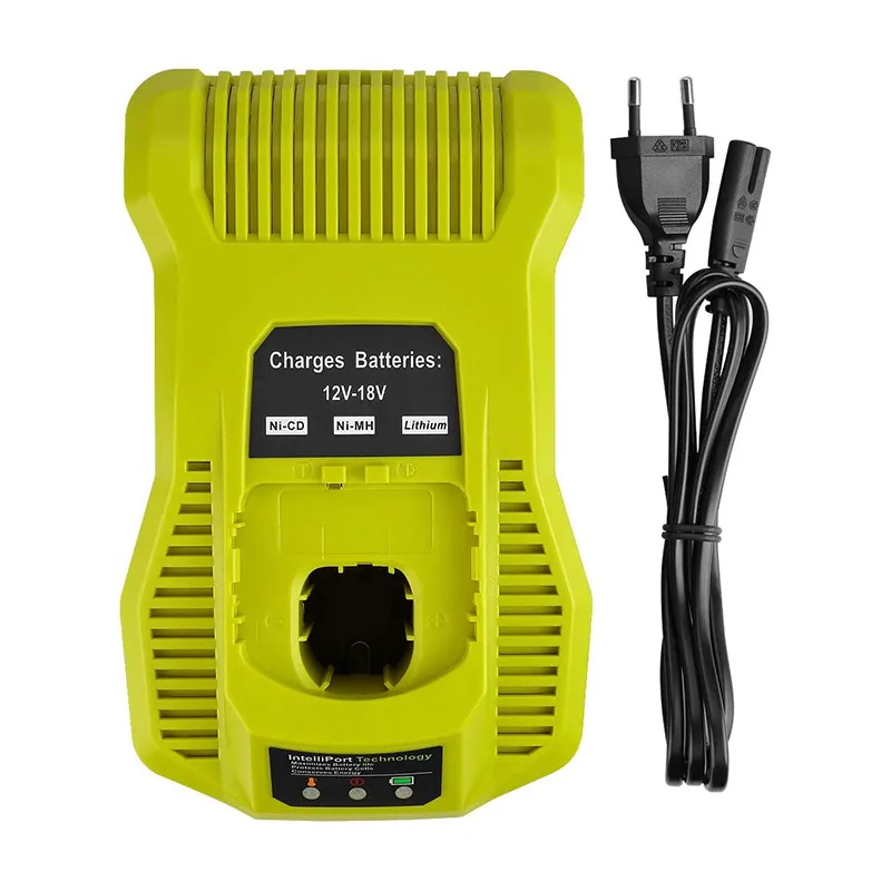 

P117 Charger for 3A 12V 14.4V 18V NI-CD NI-MH Li-ion Battery for Ryobi P102 P107 P108 BPL1820 P102 with USB 5V Input 110-240V