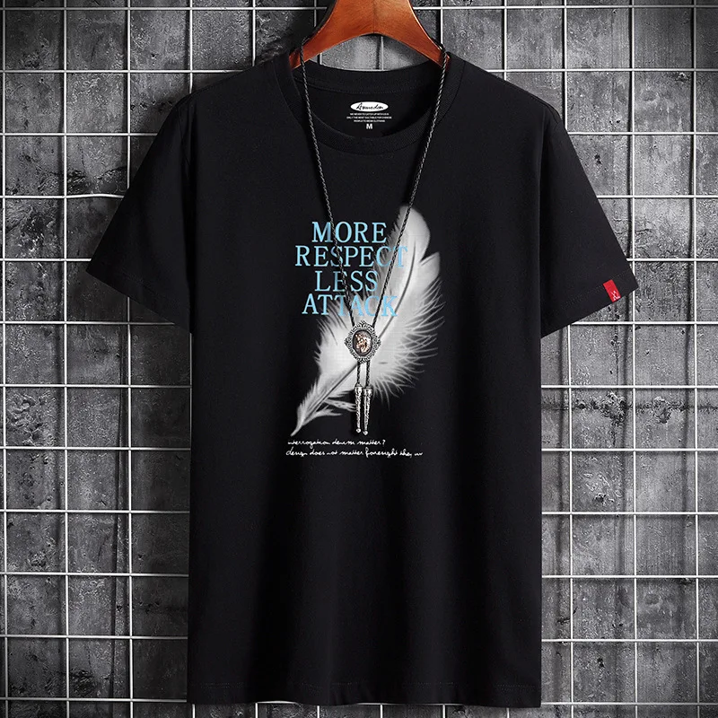 New 2021 Fashion Anime T Shirt White Oversized Summer for Men Clothing Graphic Vintage T-shirt Tshirt Harajuku Manga Anime S-6XL