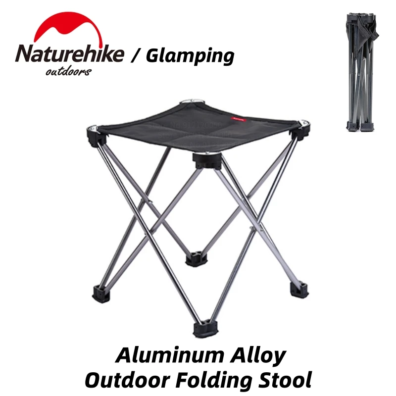 Naturehike Outdoor stołek ze stopu Aluminium Ultralight kompaktowy przenośny składany stołek wędkarski składany Camping Seat stołek turystyczny