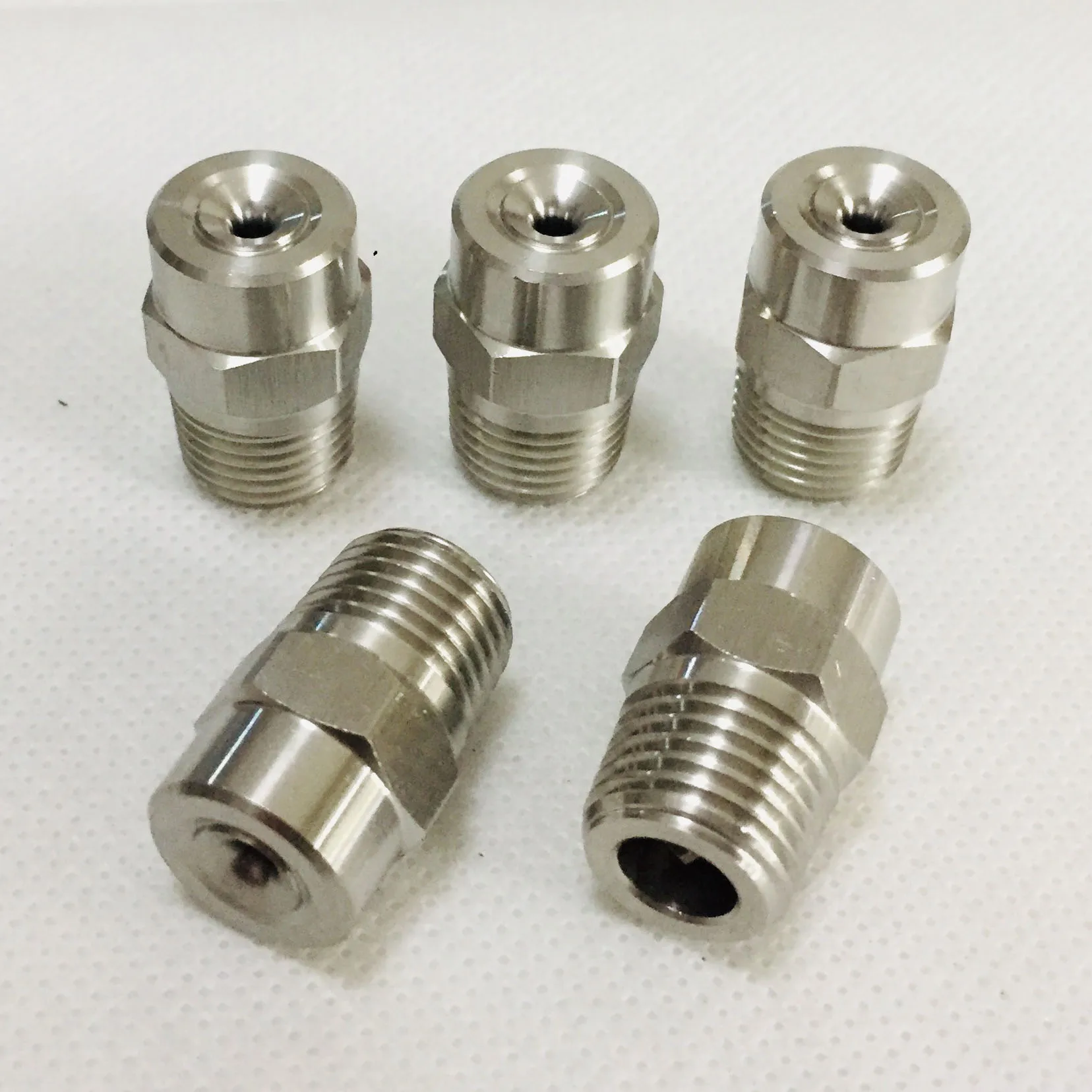 

( 10 pcs/lot ) 1/8" 1/4" 3/8" 1/2" 3/4" 1" BSPT 304 stainless steel wide angle water jet nozzle full cone spray nozzle