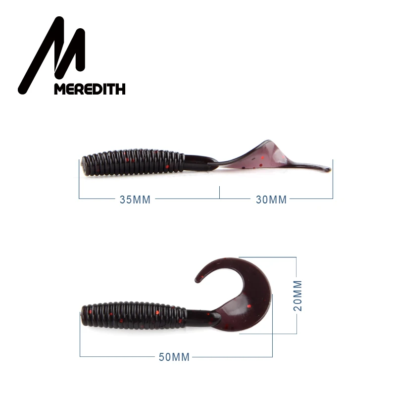 Meredith señuelo de vinilo 50mm – Cebo suave para depredadores - imagen 4