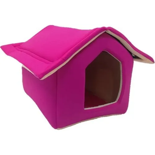 Muud Fashion Washable Roofed Cat House (40x40) Portable Lilac