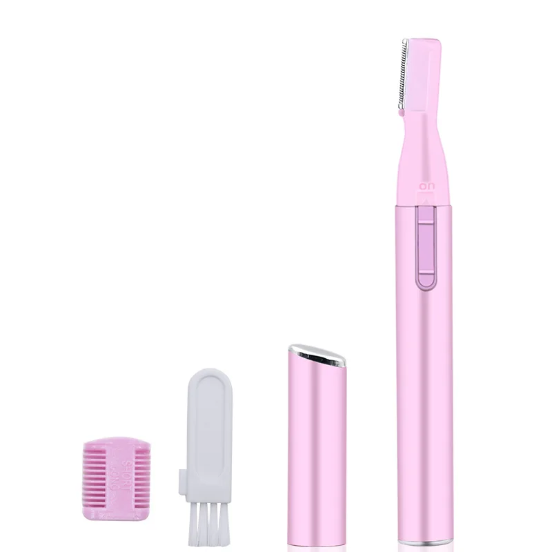 Electric Face Eyebrow Scissors Hair Trimmer Mini Portable Women Body Shaver Remover Blade Razor Epilator