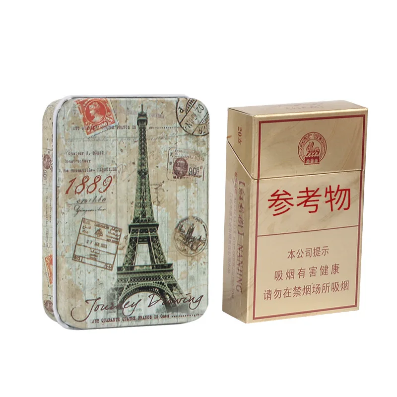 Printing Smoking Accessories Cigarette Case Tinplate Storage Box Tobacco Box Storage Box