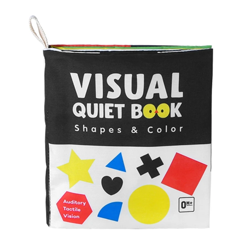 子供のための子供のための着色されたベビーブック,柔らかいビジュアルゲーム,幼児のための色の認識,教育