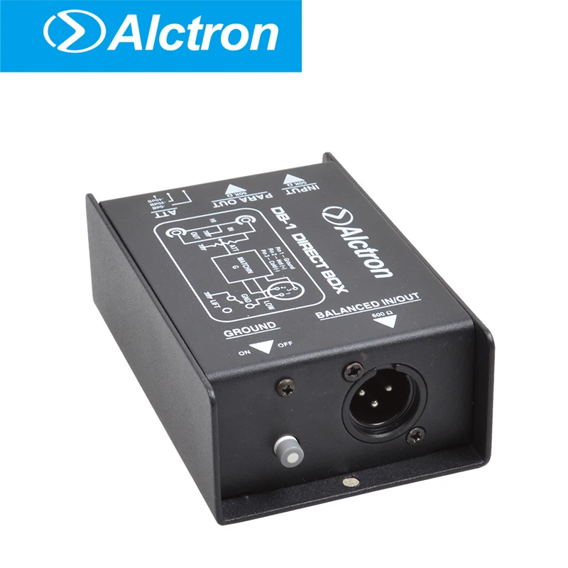 Alctron DB-1 DI BOX used in stage performance  firm,fashion, lightweiht and portable, easy to operate