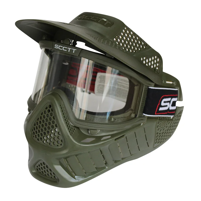 Paintball mask live action CS field equipment paintball mask SCCTT chicken shooting tactical mask