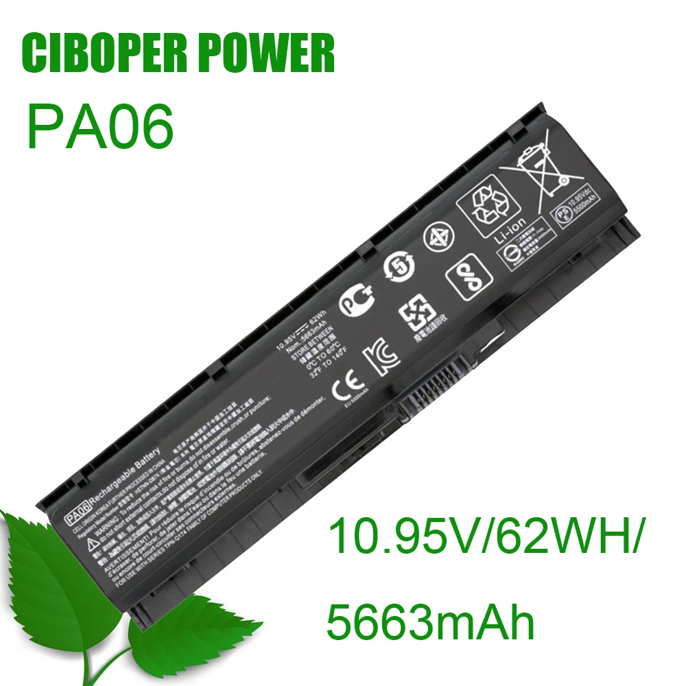 CP Original Battery PA06 62WH/5663mAh For Omen 17-w000 17-w200 17-ab000 17t-ab200 HSTNN-DB7K 849571-221 849571-241 849911-850