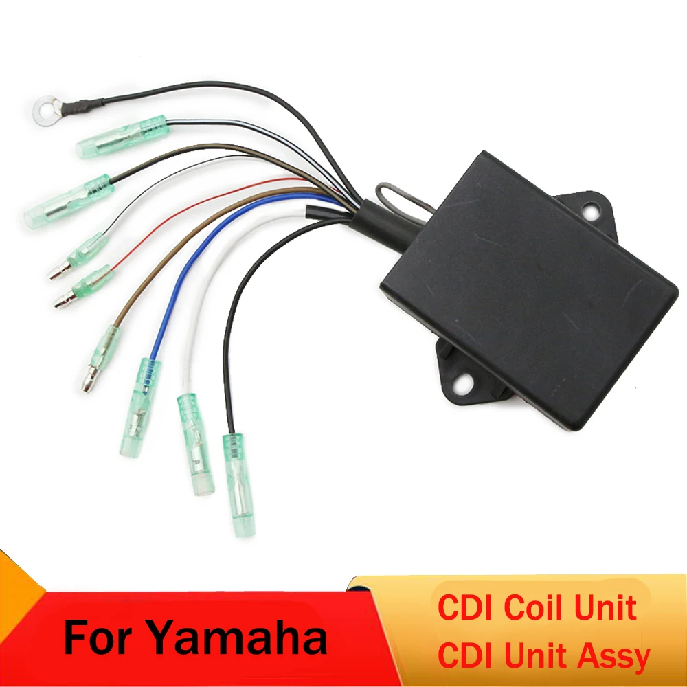 Motorcycle CDI Coil Unit For Yamaha 25HP 25B MHS 25Q EOS/L 25V WCS/L E25B MHS/L 30HP 30H WCS30G M(E)HS/L 30HP 30G DI Unit Assy