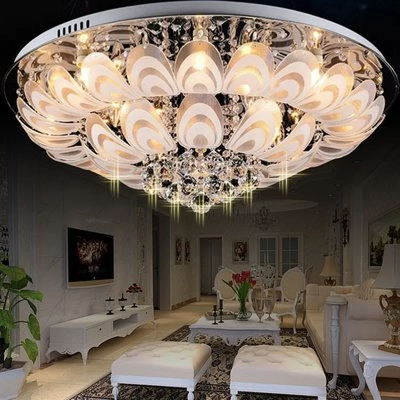 

Mordern Flower Design Led Ceiling Lights Remote Controller Dimmable Bedroom Led Ceiling Lamp Living Room Ceiling Light Fixtures