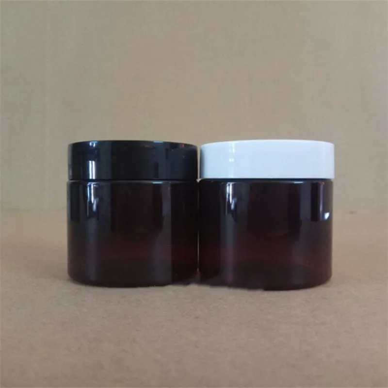 10/30/50/100pcs 50ml Travel Cosmetic Empty Bottle Brown Jar Pot Aluminum Cover Cream Eyeshadow Makeup Container Box